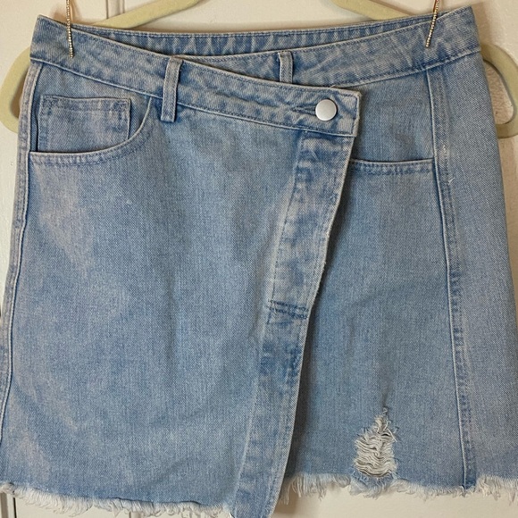 Denim Mini Skirt - Picture 1 of 3